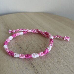 Anissa Bracelet, anklet, trendy, comfortable, tie, embroidery thread, woven, gif